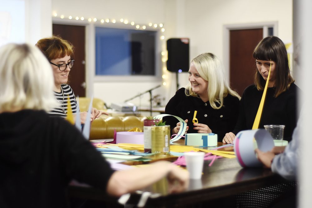 The headdress making workshop